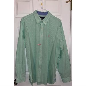•Ralph Lauren• Gingham Button Down